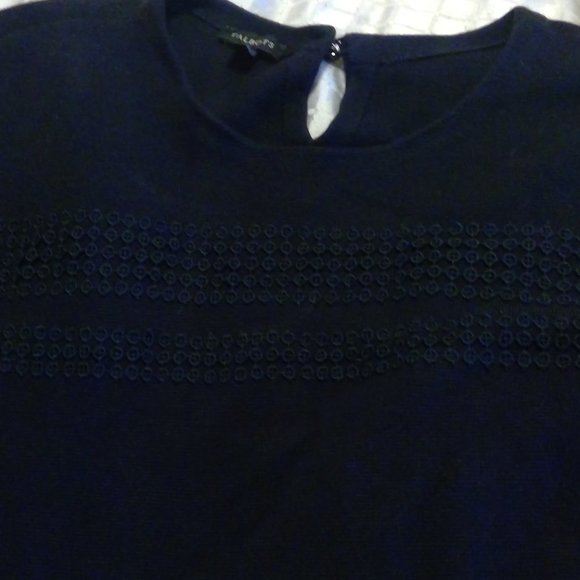 Talbots Large Dark Blue Dress Sweater - Picture 4 of 5